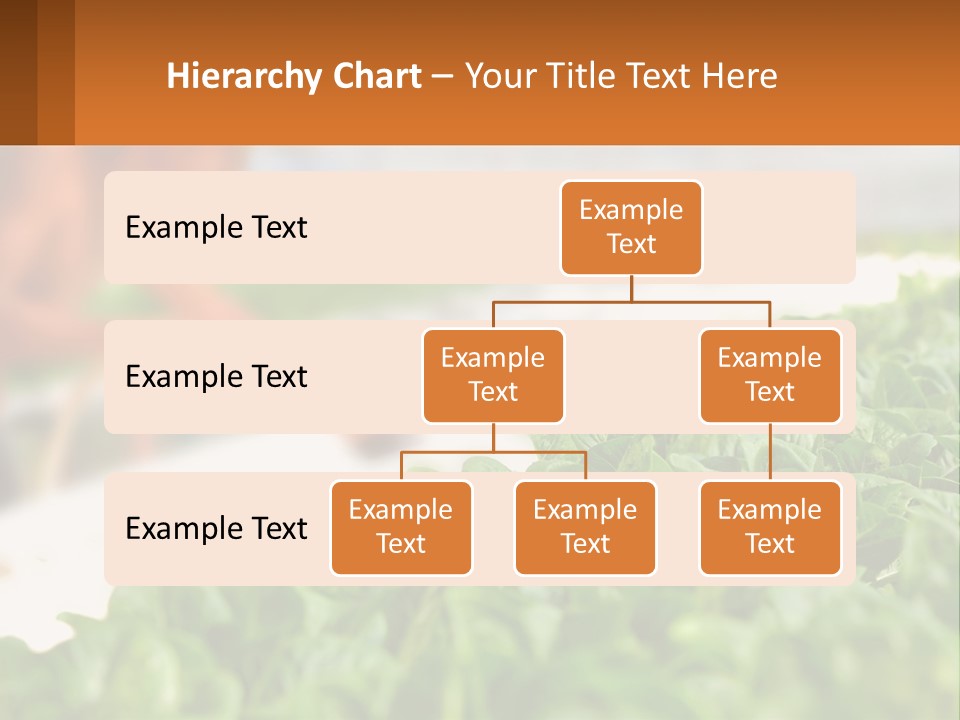A Man Working In A Greenhouse With Green Plants PowerPoint Template