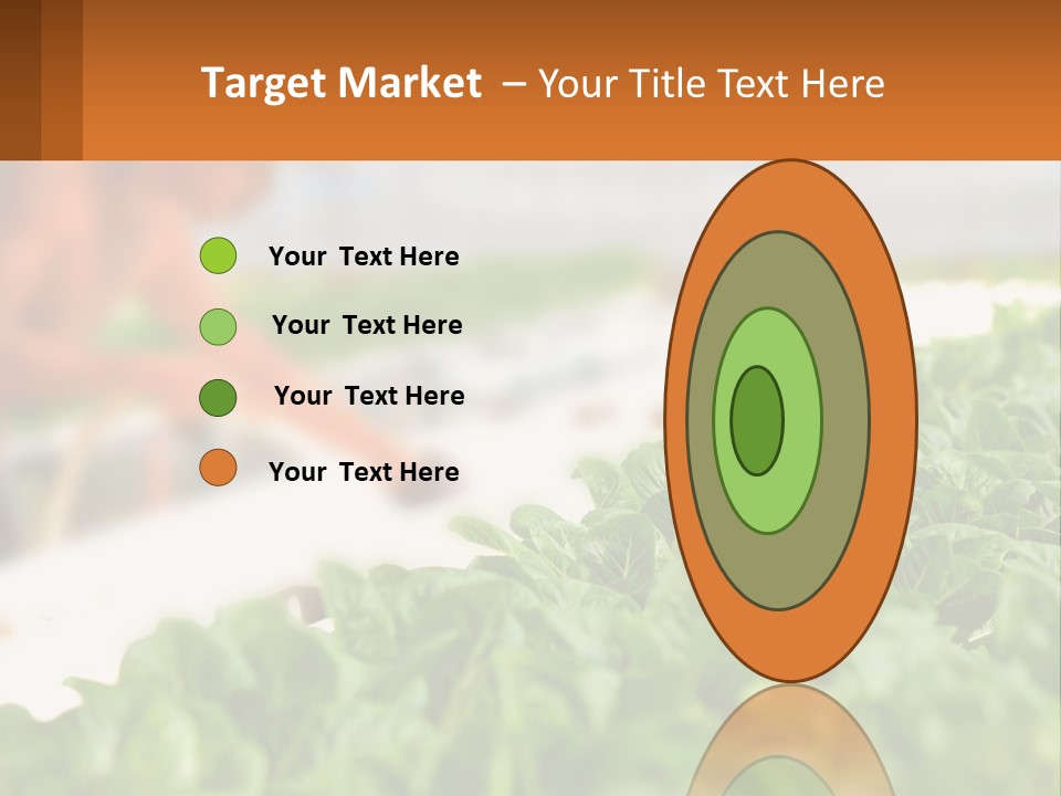 A Man Working In A Greenhouse With Green Plants PowerPoint Template
