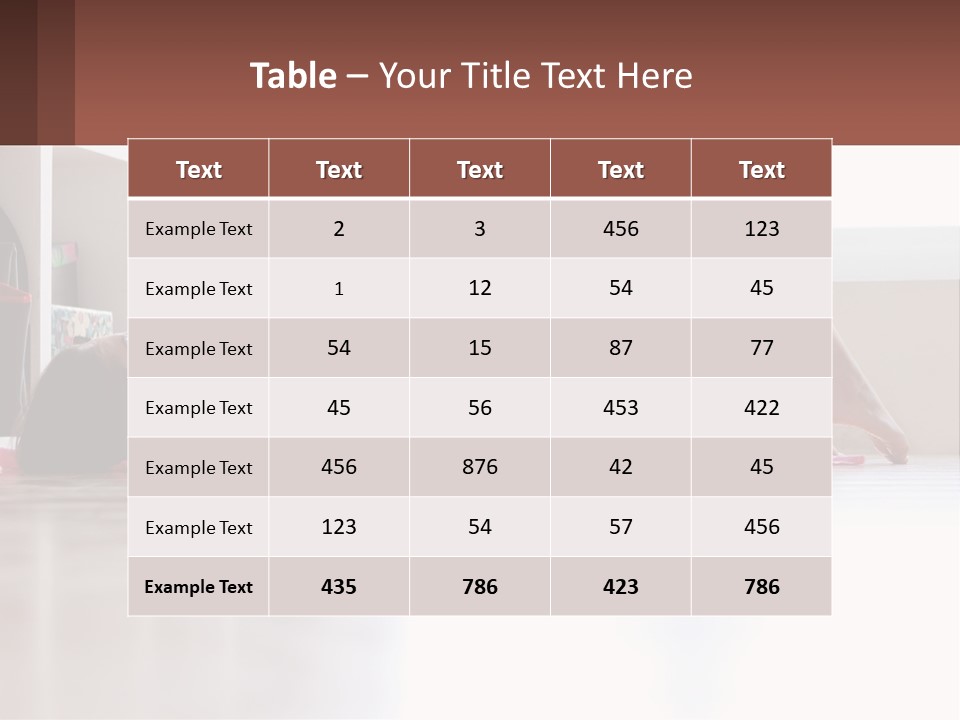 A Woman Laying On The Floor With A Dumbbell PowerPoint Template