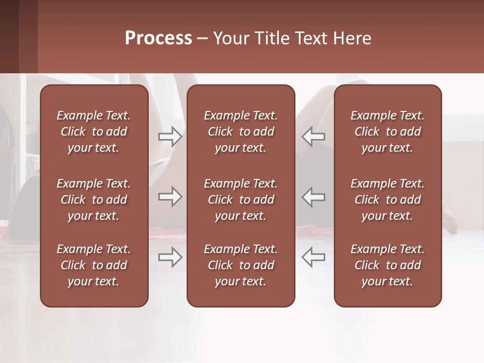 A Woman Laying On The Floor With A Dumbbell PowerPoint Template