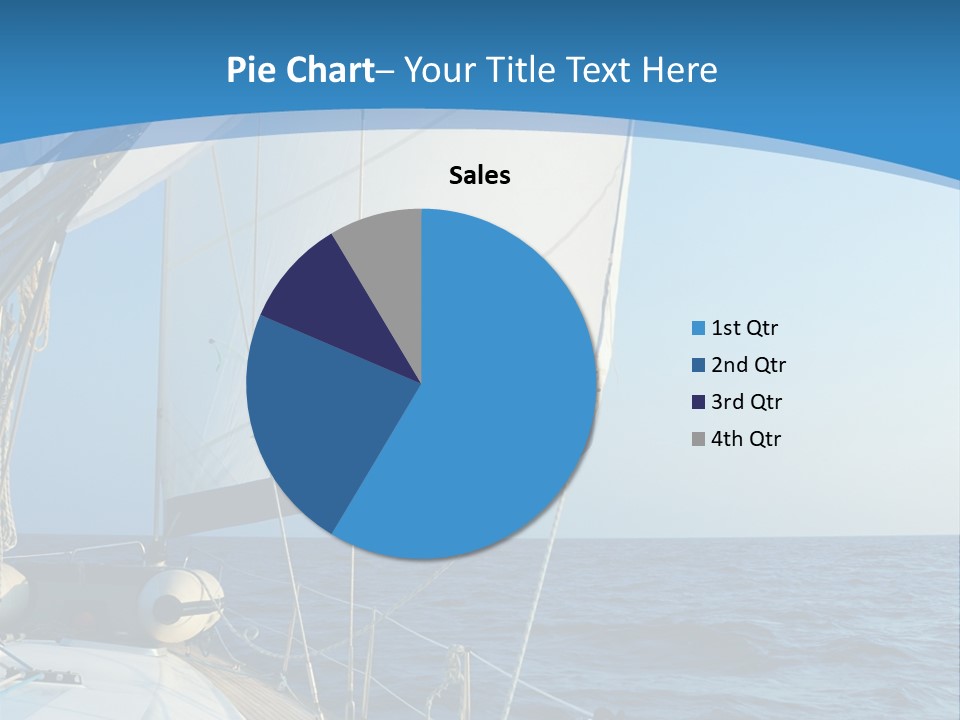 A Sailboat In The Ocean Powerpoint Template PowerPoint Template