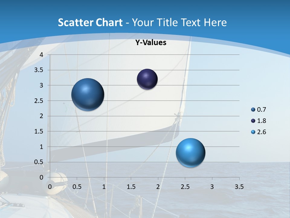 A Sailboat In The Ocean Powerpoint Template PowerPoint Template