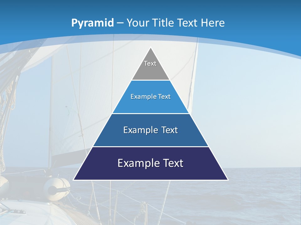 A Sailboat In The Ocean Powerpoint Template PowerPoint Template
