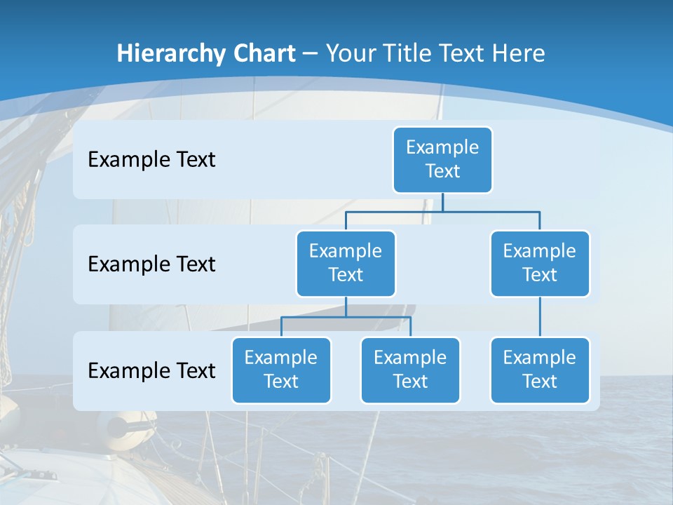 A Sailboat In The Ocean Powerpoint Template PowerPoint Template