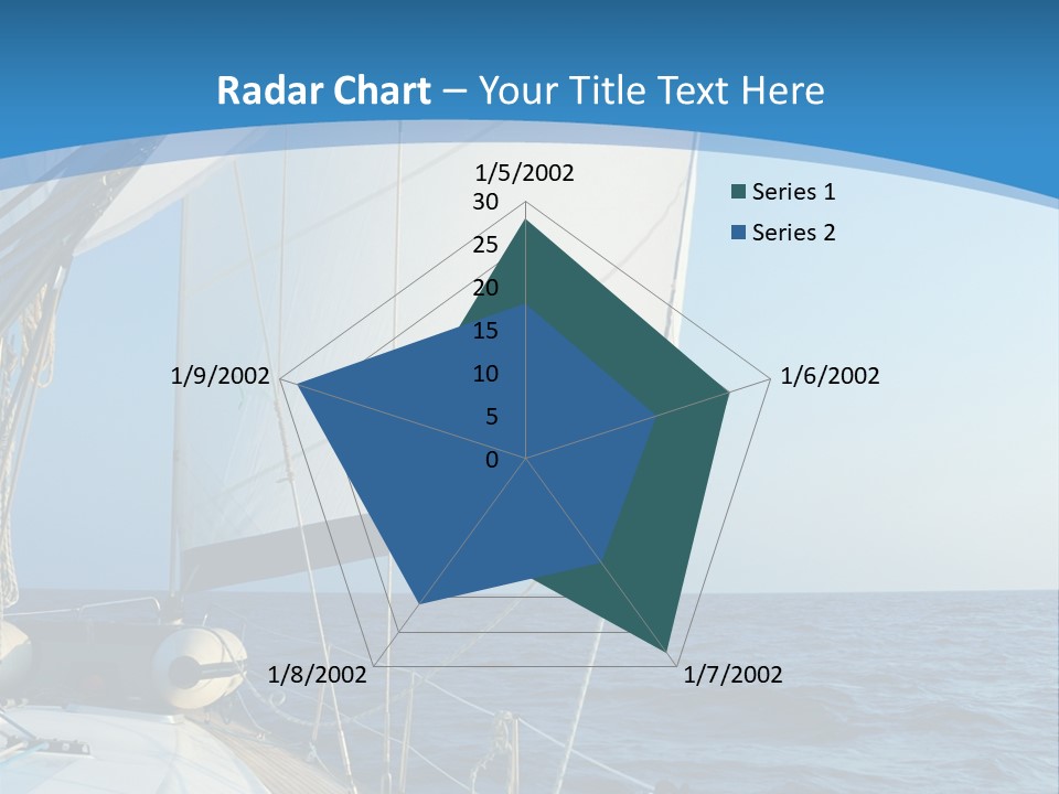 A Sailboat In The Ocean Powerpoint Template PowerPoint Template