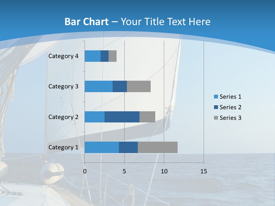 A Sailboat In The Ocean Powerpoint Template PowerPoint Template