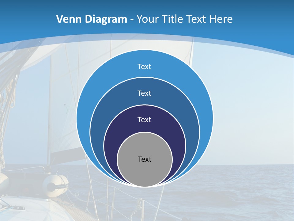 A Sailboat In The Ocean Powerpoint Template PowerPoint Template
