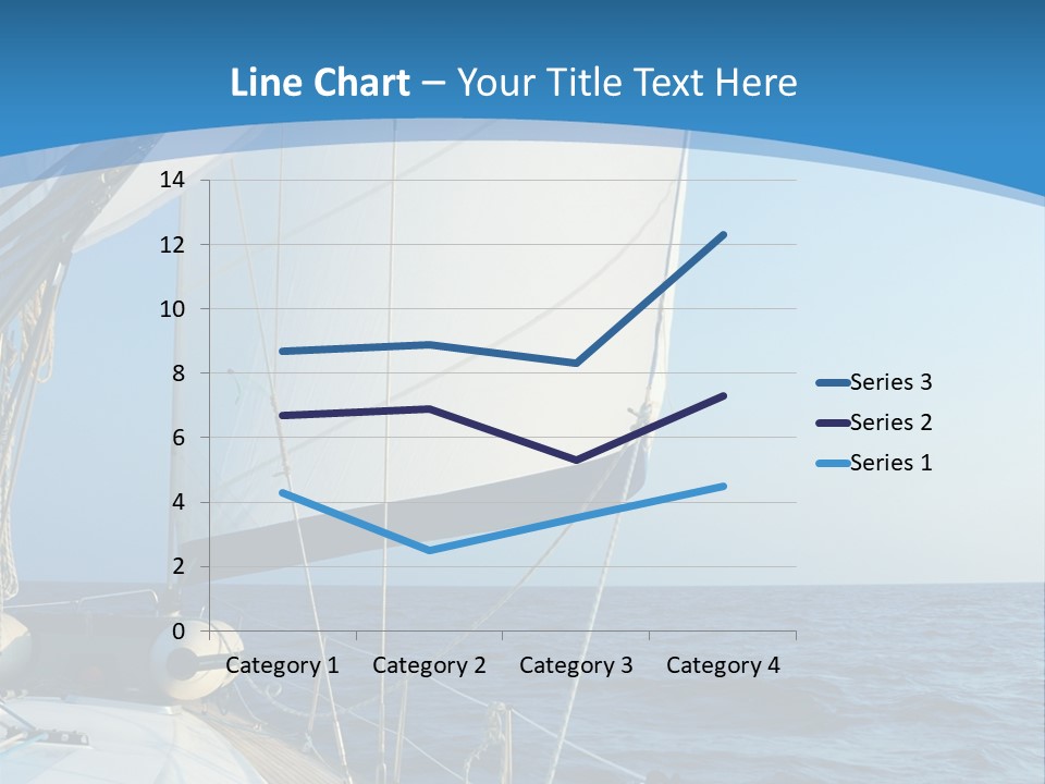 A Sailboat In The Ocean Powerpoint Template PowerPoint Template