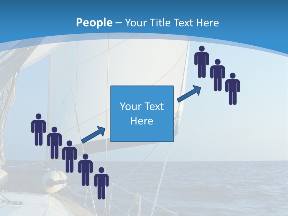 A Sailboat In The Ocean Powerpoint Template PowerPoint Template