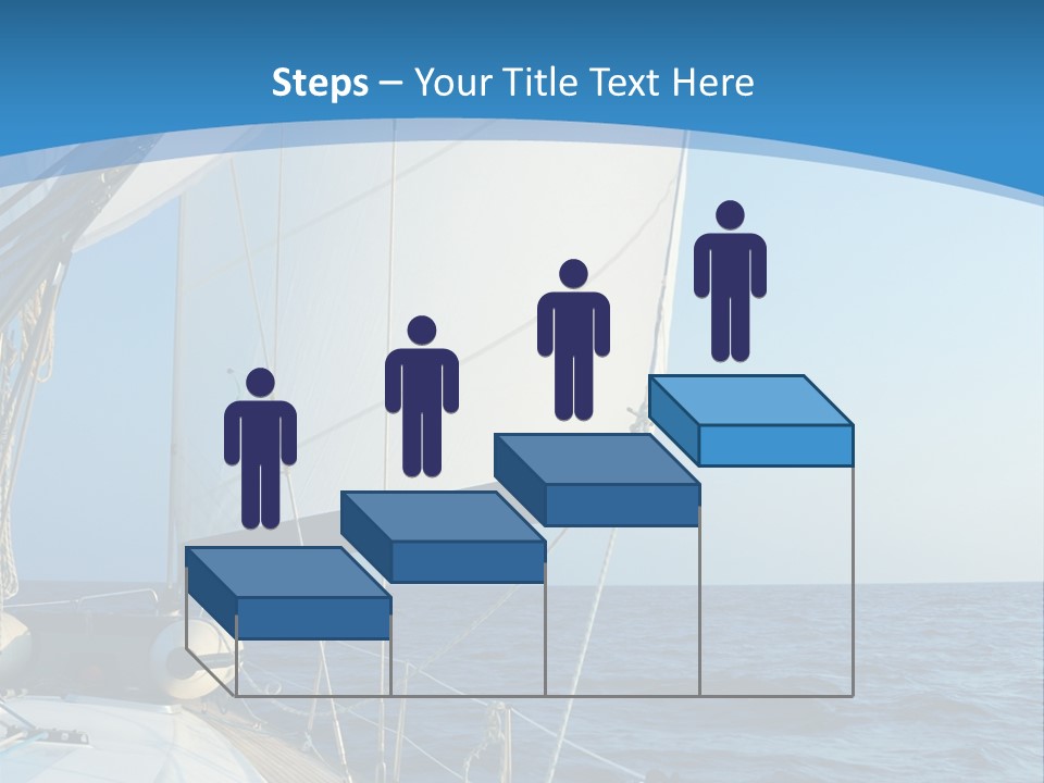 A Sailboat In The Ocean Powerpoint Template PowerPoint Template