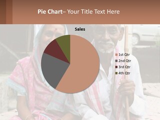 A Couple Of People Standing Next To Each Other PowerPoint Template