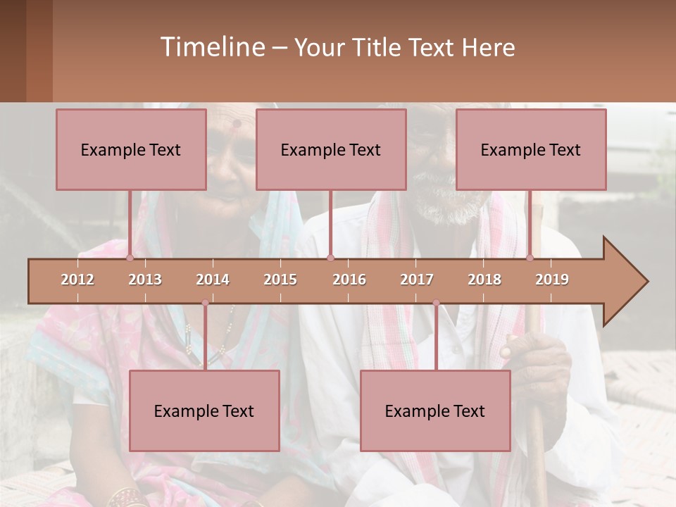 A Couple Of People Standing Next To Each Other PowerPoint Template