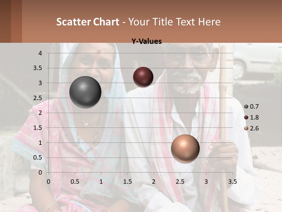A Couple Of People Standing Next To Each Other PowerPoint Template