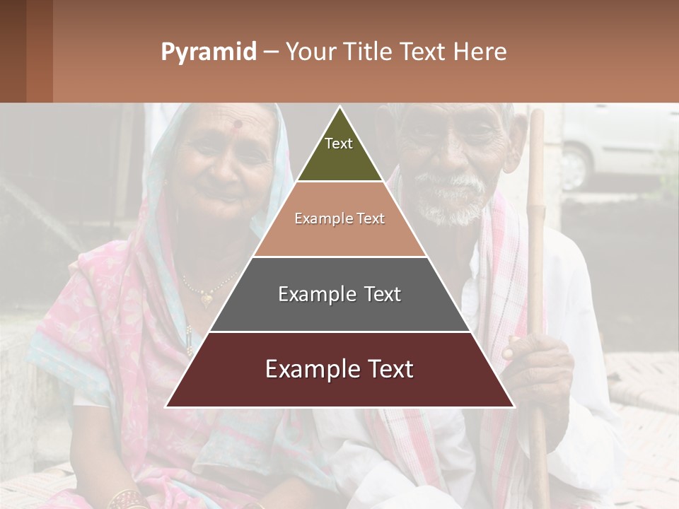 A Couple Of People Standing Next To Each Other PowerPoint Template