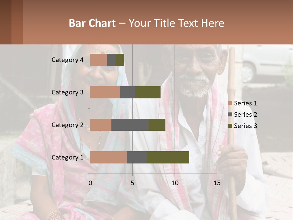 A Couple Of People Standing Next To Each Other PowerPoint Template