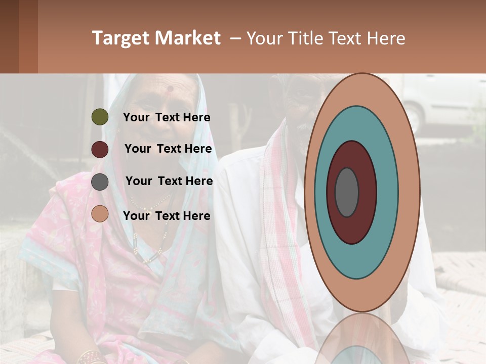 A Couple Of People Standing Next To Each Other PowerPoint Template