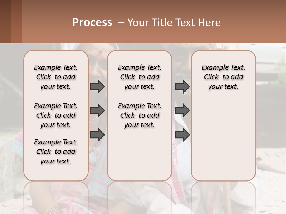 A Couple Of People Standing Next To Each Other PowerPoint Template