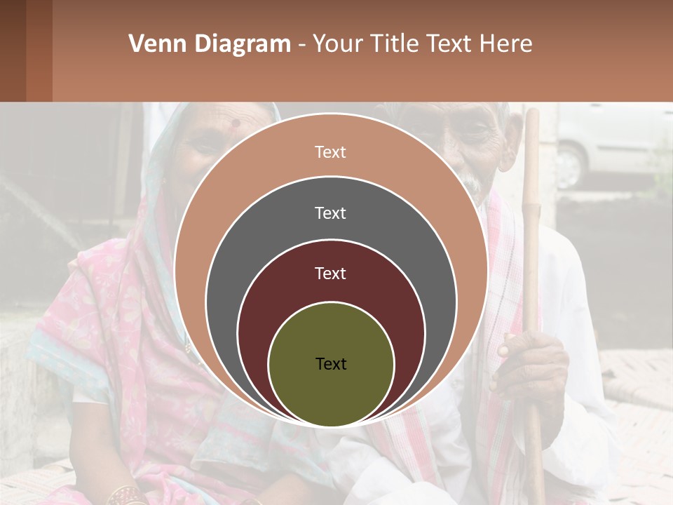 A Couple Of People Standing Next To Each Other PowerPoint Template