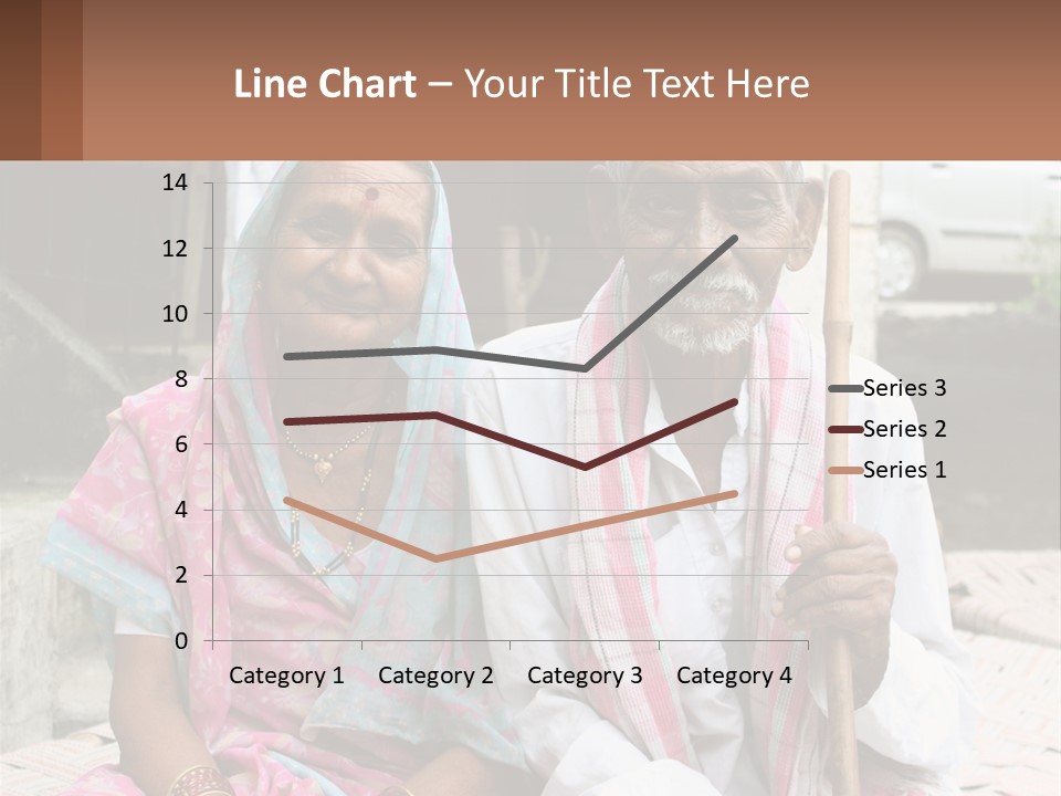 A Couple Of People Standing Next To Each Other PowerPoint Template