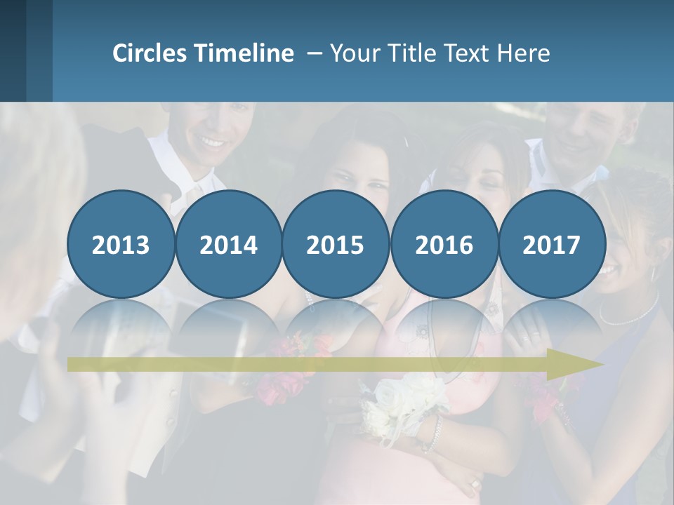 A Group Of People Taking A Picture With A Camera PowerPoint Template