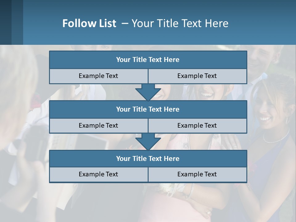 A Group Of People Taking A Picture With A Camera PowerPoint Template