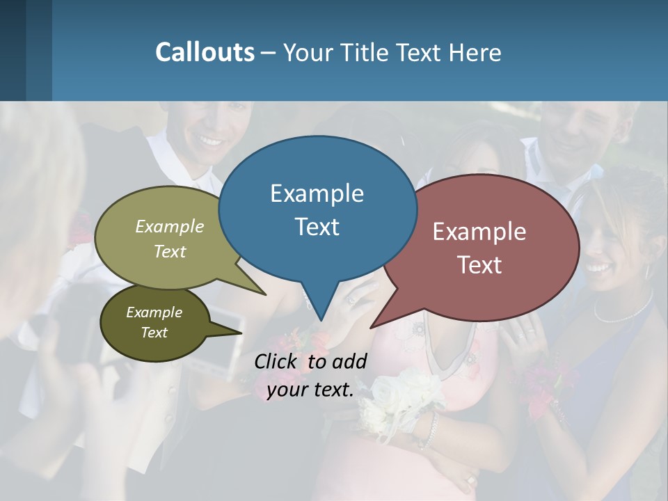 A Group Of People Taking A Picture With A Camera PowerPoint Template