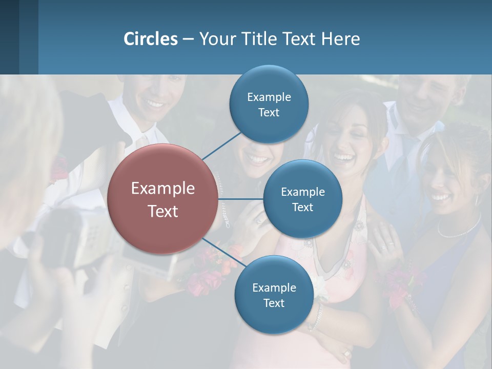 A Group Of People Taking A Picture With A Camera PowerPoint Template