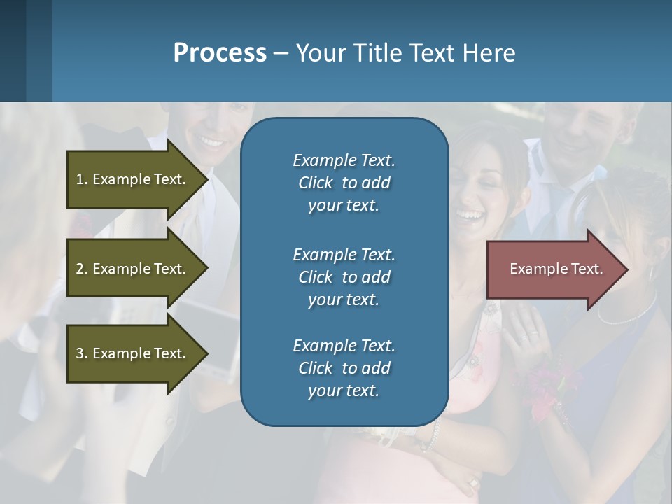 A Group Of People Taking A Picture With A Camera PowerPoint Template