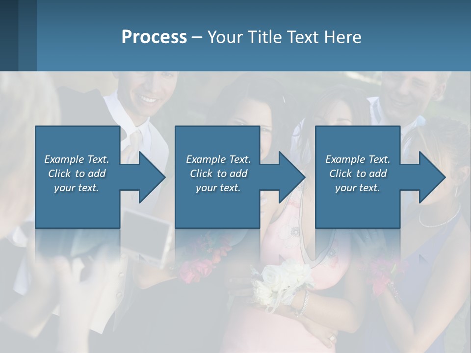 A Group Of People Taking A Picture With A Camera PowerPoint Template