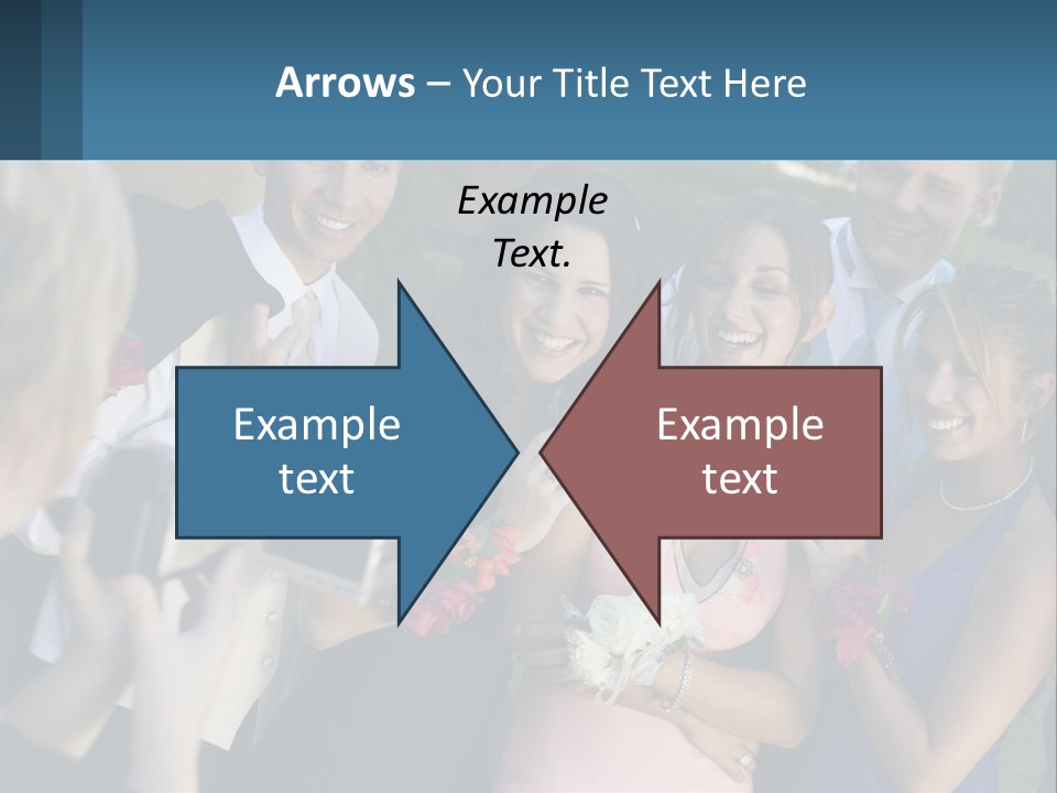 A Group Of People Taking A Picture With A Camera PowerPoint Template