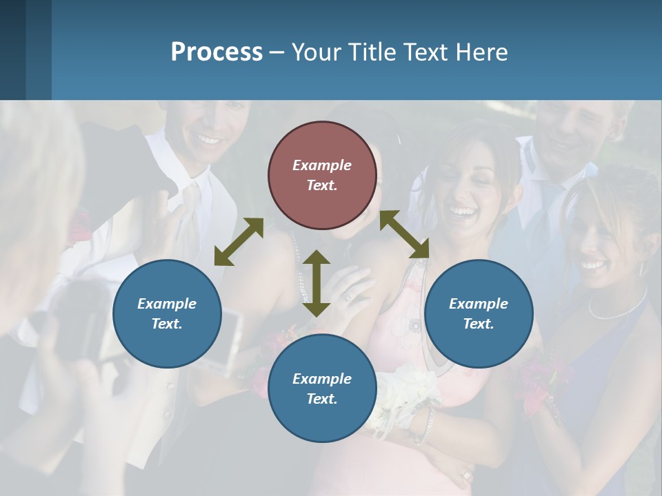 A Group Of People Taking A Picture With A Camera PowerPoint Template