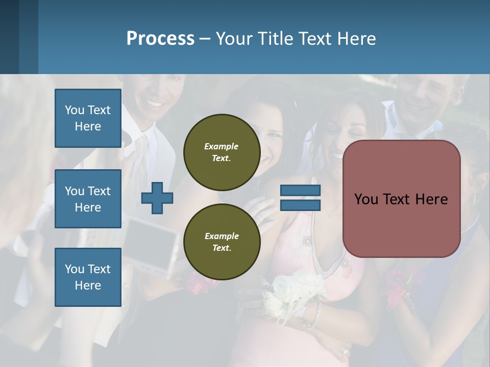 A Group Of People Taking A Picture With A Camera PowerPoint Template