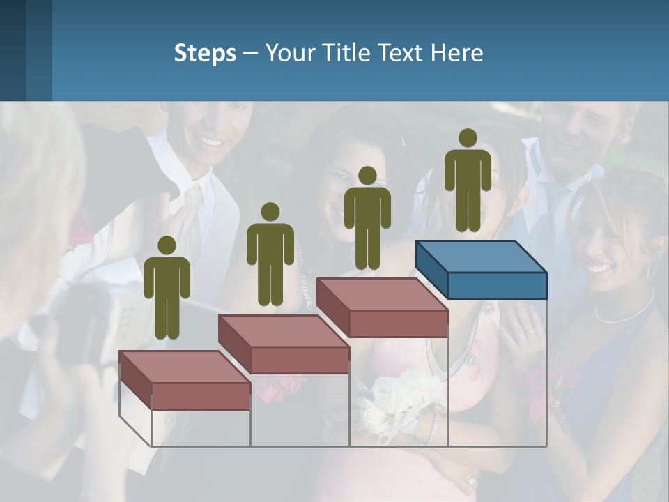 A Group Of People Taking A Picture With A Camera PowerPoint Template