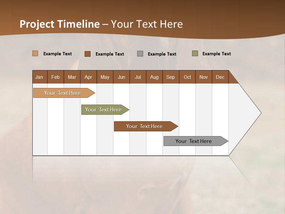 A Brown Dog Sitting On Top Of A Grass Covered Field PowerPoint Template