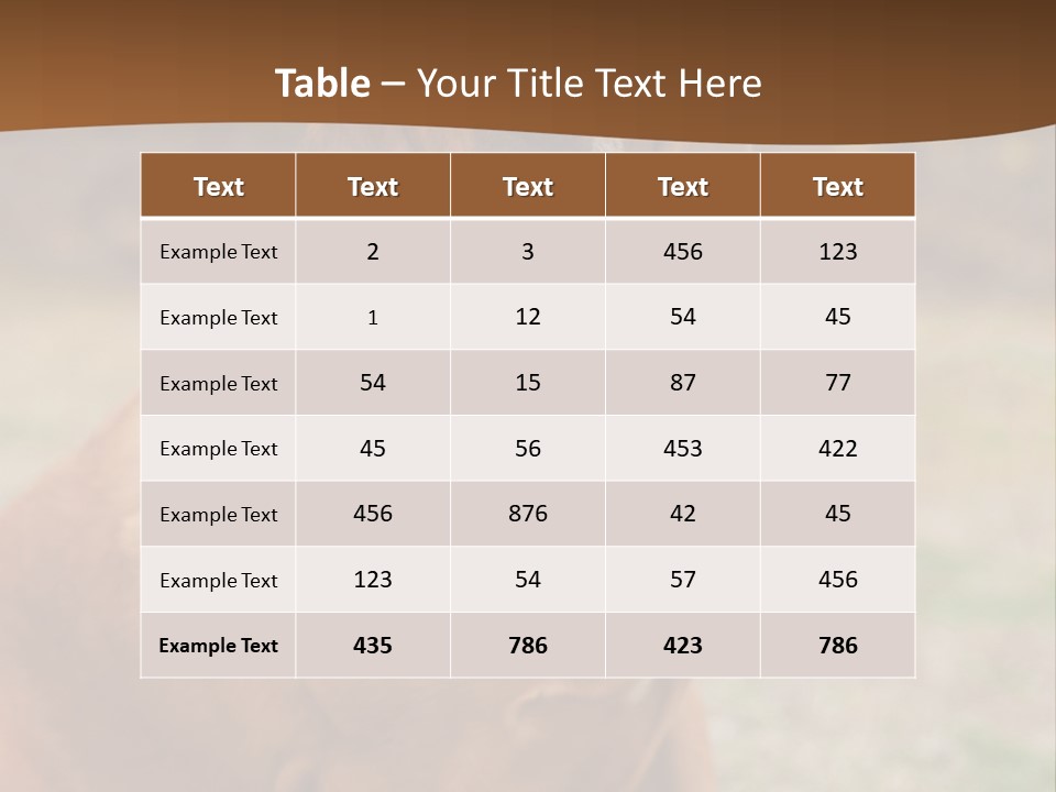 A Brown Dog Sitting On Top Of A Grass Covered Field PowerPoint Template