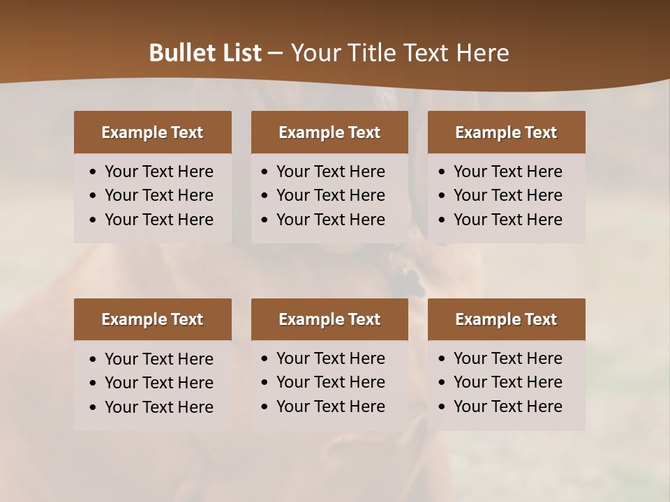 A Brown Dog Sitting On Top Of A Grass Covered Field PowerPoint Template