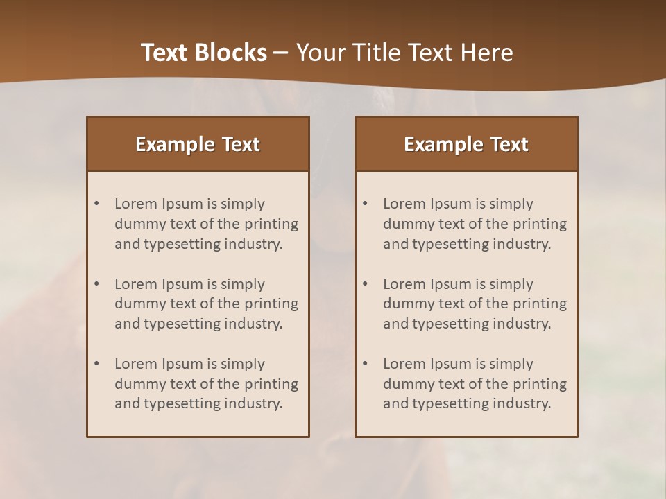 A Brown Dog Sitting On Top Of A Grass Covered Field PowerPoint Template