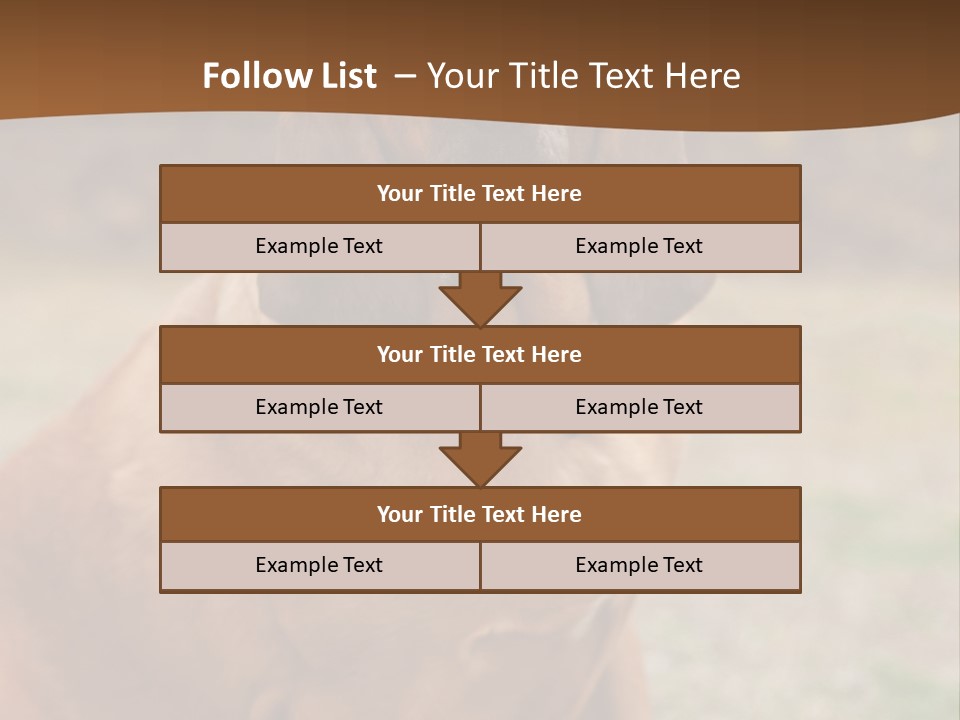 A Brown Dog Sitting On Top Of A Grass Covered Field PowerPoint Template