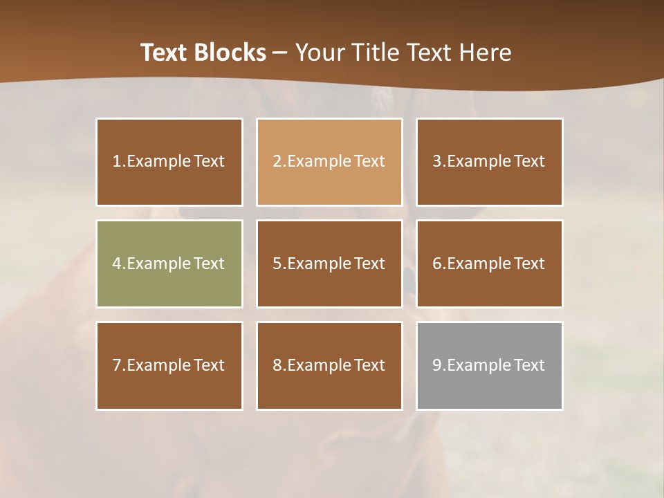 A Brown Dog Sitting On Top Of A Grass Covered Field PowerPoint Template