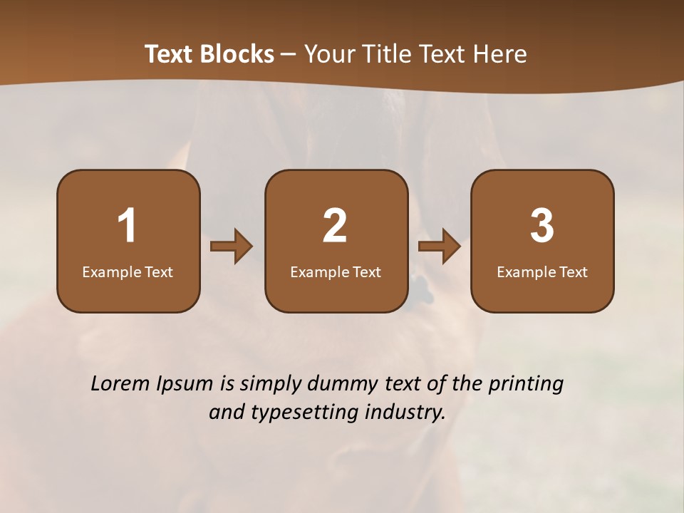 A Brown Dog Sitting On Top Of A Grass Covered Field PowerPoint Template