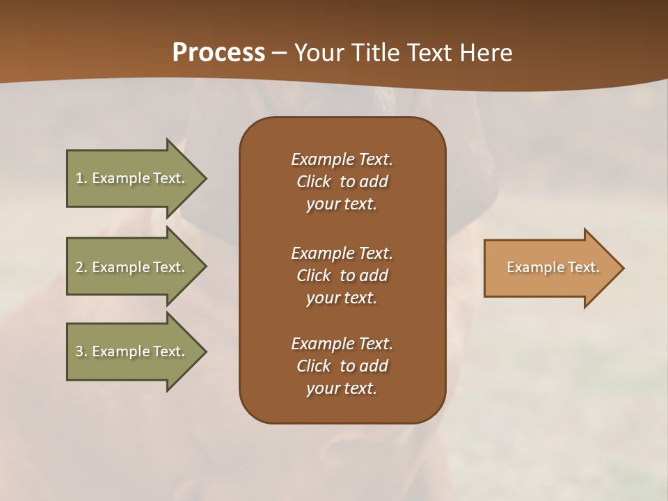 A Brown Dog Sitting On Top Of A Grass Covered Field PowerPoint Template