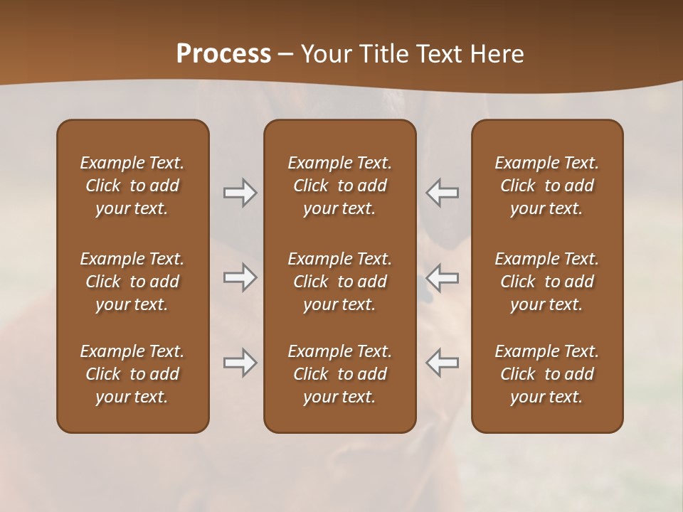 A Brown Dog Sitting On Top Of A Grass Covered Field PowerPoint Template