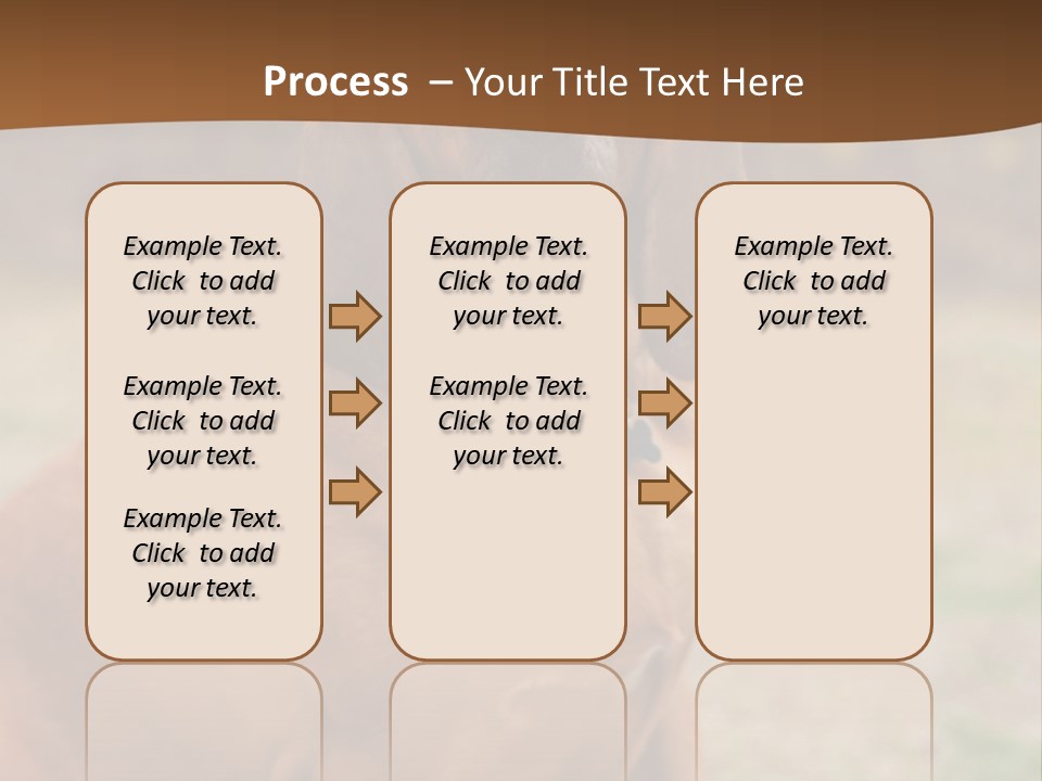 A Brown Dog Sitting On Top Of A Grass Covered Field PowerPoint Template