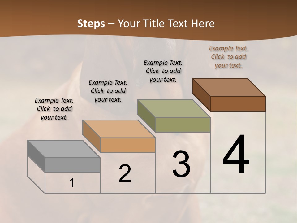A Brown Dog Sitting On Top Of A Grass Covered Field PowerPoint Template