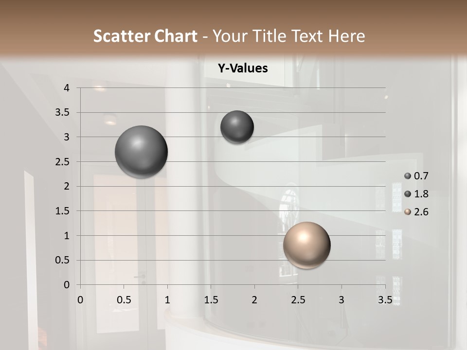 A Round Window In The Corner Of A Room PowerPoint Template