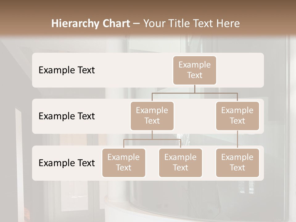 A Round Window In The Corner Of A Room PowerPoint Template