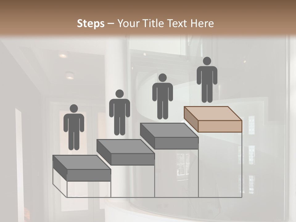 A Round Window In The Corner Of A Room PowerPoint Template