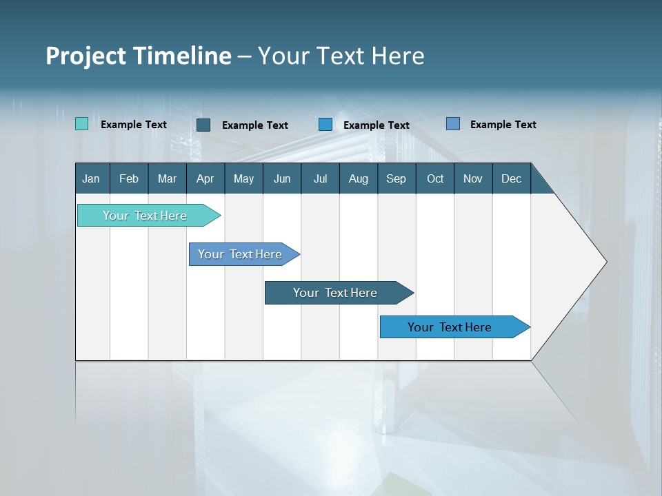 An Empty Storage Room With A Door Open PowerPoint Template