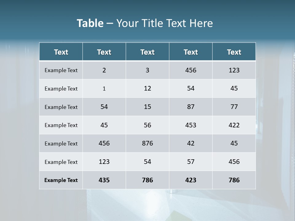 An Empty Storage Room With A Door Open PowerPoint Template