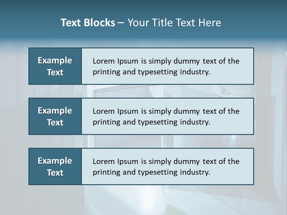 An Empty Storage Room With A Door Open PowerPoint Template